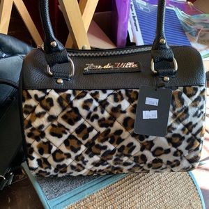 Luxe De Ville Cheetah Handbag/Shoulder Bag
